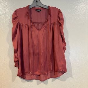 Express brand blouse with long sleeves